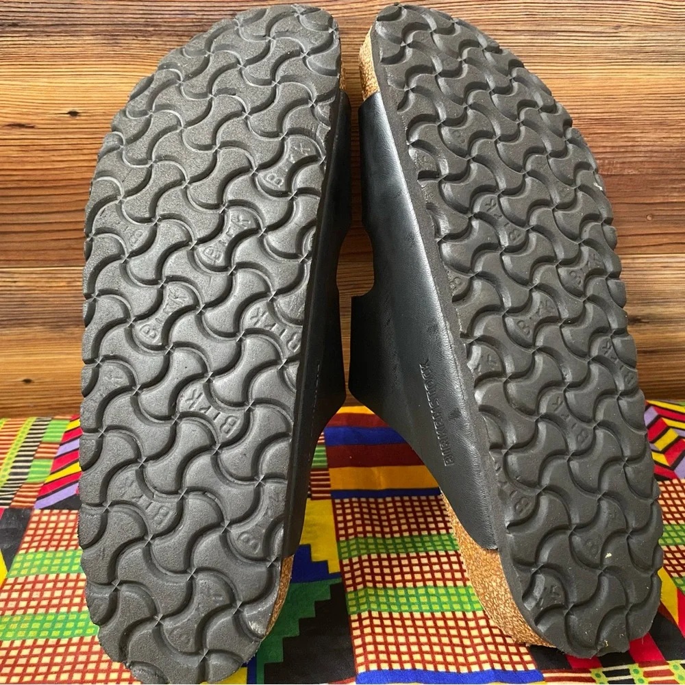 Pre-owned Birkenstock ARIZONA Black Double Strap Sandals 40/9 - Picture 6 of 8